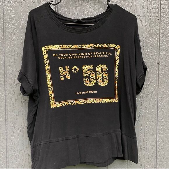 Basicxx Leopard Print Tee No56 Live Your Truth XL - Picture 1 of 8